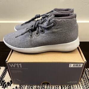 Allbirds Wool Runner-Up Mizzle Medium Gray Sneakers Shoes Women's 11